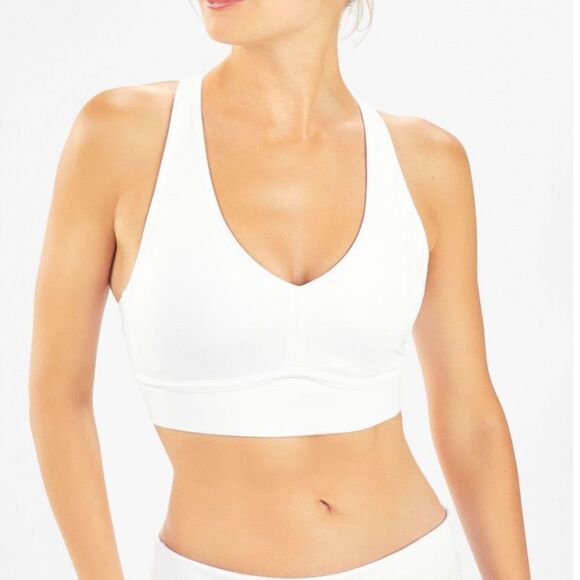 FABLETICS All Day Every Day Bra White XS NWT in packaging - Picture 1 of 6